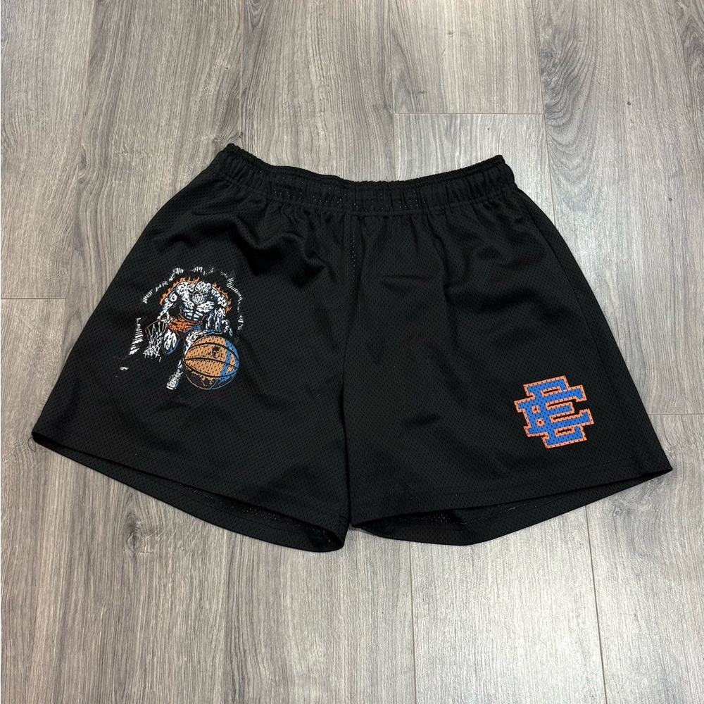Black Warren lotas x Eric Emanuel Basketball Graphic Shorts